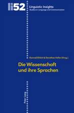 Die Wissenschaft Und Ihre Sprachen: Aspects Syntaxiques Et Semantiques