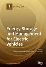 Energy Storage and Management for Electric Vehicles