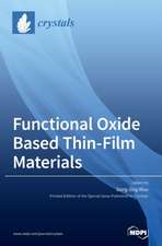 Functional Oxide Based Thin-Film Materials