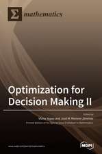 Optimization for Decision Making II