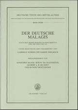 Der deutsche Malagis nach den Heidelberger Handschriften Cpg 340 und 315: Unter Benutzung der Vorarbeiten von Gabriele Schieb und Sabine Seelbach