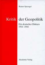 Kritik der Geopolitik