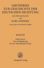 Fünftes Buch: Vom dreissigjährigen bis zum siebenjährigen Kriege