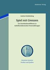 Spiel mit Grenzen: Zur Geschlechterdifferenz in mittelhochdeutschen Verserzählungen