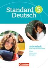 Standard Deutsch 5. Schuljahr. Arbeitsheft mit Lösungen. Grundausgabe