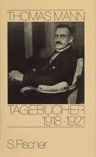 Tagebücher 1918 - 1921