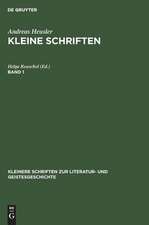 HEUSLER:KLEINE SCHRIFTEN 1 KSLG