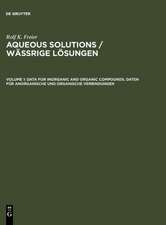 Data for Inorganic and Organic Compounds. Daten für Anorganische und Organische Verbindungen