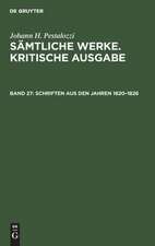 Schriften aus den Jahren 1820-1826