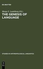 The Genesis of Language: A Different Judgement of Evidence