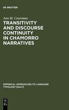 Transitivity and Discourse Continuity in Chamorro Narratives