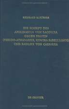 Die Schrift des Apolinarius von Laodicea gegen Photin (Pseudo-Athanasius, Contra Sabellianos) und Basilius von Caesarea