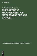 Therapeutic Management of Metastatic Breast Cancer