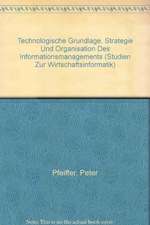 Technologische Grundlage, Strategie und Organisation des Informationsmanagements