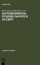 Autosegmental Studies on Pitch Accent