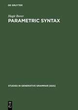 Parametric Syntax: Case Studies in Semitic and Romance Languages