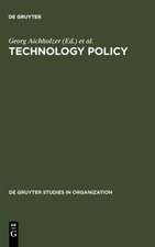 Technology Policy: Towards an Integration of Social and Ecological Concerns