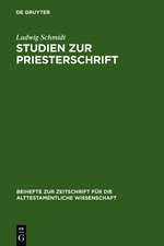 Studien zur Priesterschrift