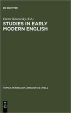 Studies in Early Modern English