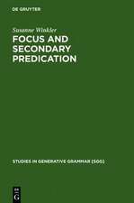 Focus and Secondary Predication