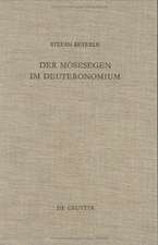 Der Mosesegen im Deuteronomium