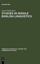 Studies in Middle English Linguistics