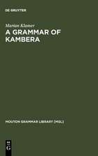 A Grammar of Kambera