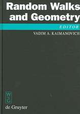 Random Walks and Geometry: Proceedings of a Workshop at the Erwin Schrödinger Institute, Vienna, June 18 - July 13, 2001