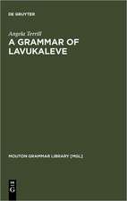 A Grammar of Lavukaleve