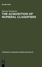 The Acquisition of Numeral Classifiers: The Case of Japanese Children