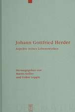 Johann Gottfried Herder: Aspekte seines Lebenswerks