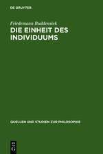 Die Einheit des Individuums: Eine Studie zur Ontologie der Einzeldinge