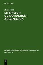 Literatur gewordener Augenblick: Die 'Silven' des Statius im Kontext literarischer und sozialer Bedingungen von Dichtung