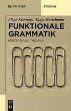 Funktionale Grammatik: Konzepte und Theorien