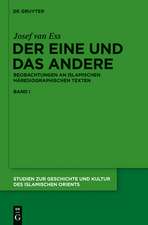 Der Eine und das Andere: Beobachtungen an islamischen häresiographischen Texten