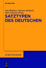 Satztypen des Deutschen