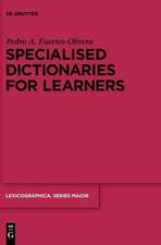 Specialised Dictionaries for Learners