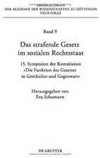 Das strafende Gesetz im sozialen Rechtsstaat: 15. Symposion der Kommission: „Die Funktion des Gesetzes in Geschichte und Gegenwart“