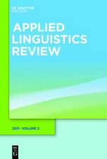 Applied Linguistics Review. 2011 2