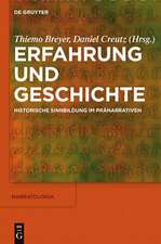 Erfahrung und Geschichte: Historische Sinnbildung im Pränarrativen