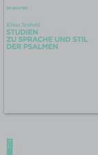 Studien zu Sprache und Stil der Psalmen