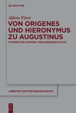 Von Origenes und Hieronymus zu Augustinus: Studien zur antiken Theologiegeschichte