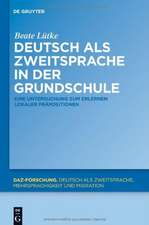 Deutsch als Zweitsprache in der Grundschule: Eine Untersuchung zum Erlernen lokaler Präpositionen