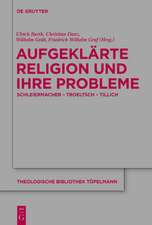 Aufgeklärte Religion und ihre Probleme: Schleiermacher - Troeltsch - Tillich