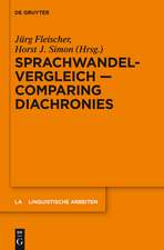 Sprachwandelvergleich – Comparing Diachronies