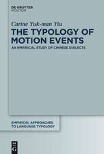 The Typology of Motion Events: An Empirical Study of Chinese Dialects