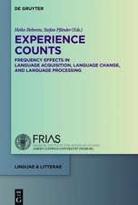 Experience Counts: Frequency Effects in Language: Frequency Effects in Language Acquisition, Language Change, and Language Processing