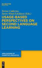 Usage-Based Perspectives on Second Language Learning