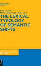 The Lexical Typology of Semantic Shifts