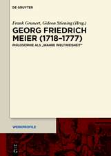 Georg Friedrich Meier (1718-1777): Philosophie als 